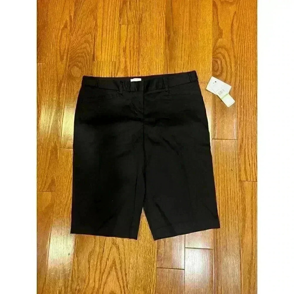 Laundry By Shelli Segal Pants - NWT Laundry By Shelli Segal LA Women's Black Bermuda Shorts Size 4 Modest
